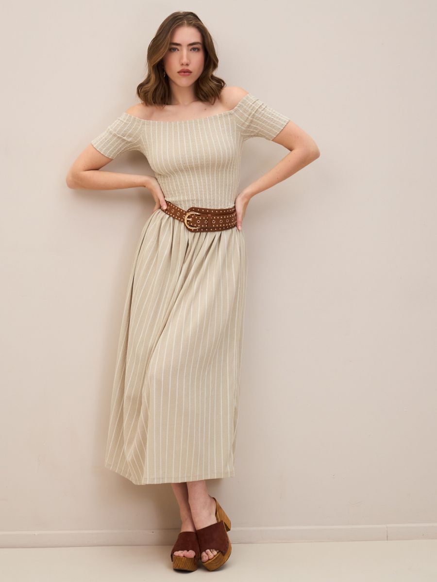 שמלה סמוקינג מקסי בוהו