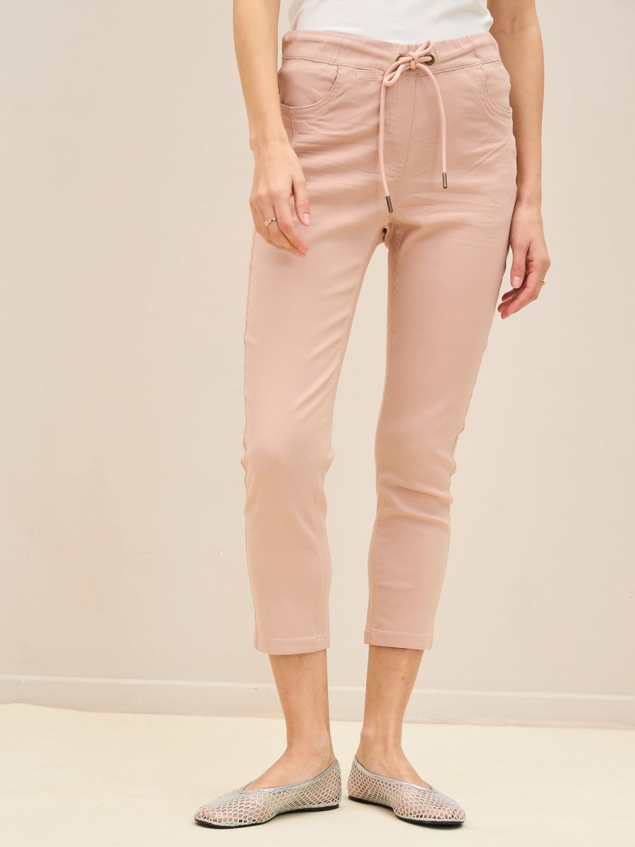 מכנסי דריל 7/8 גומי פרומ