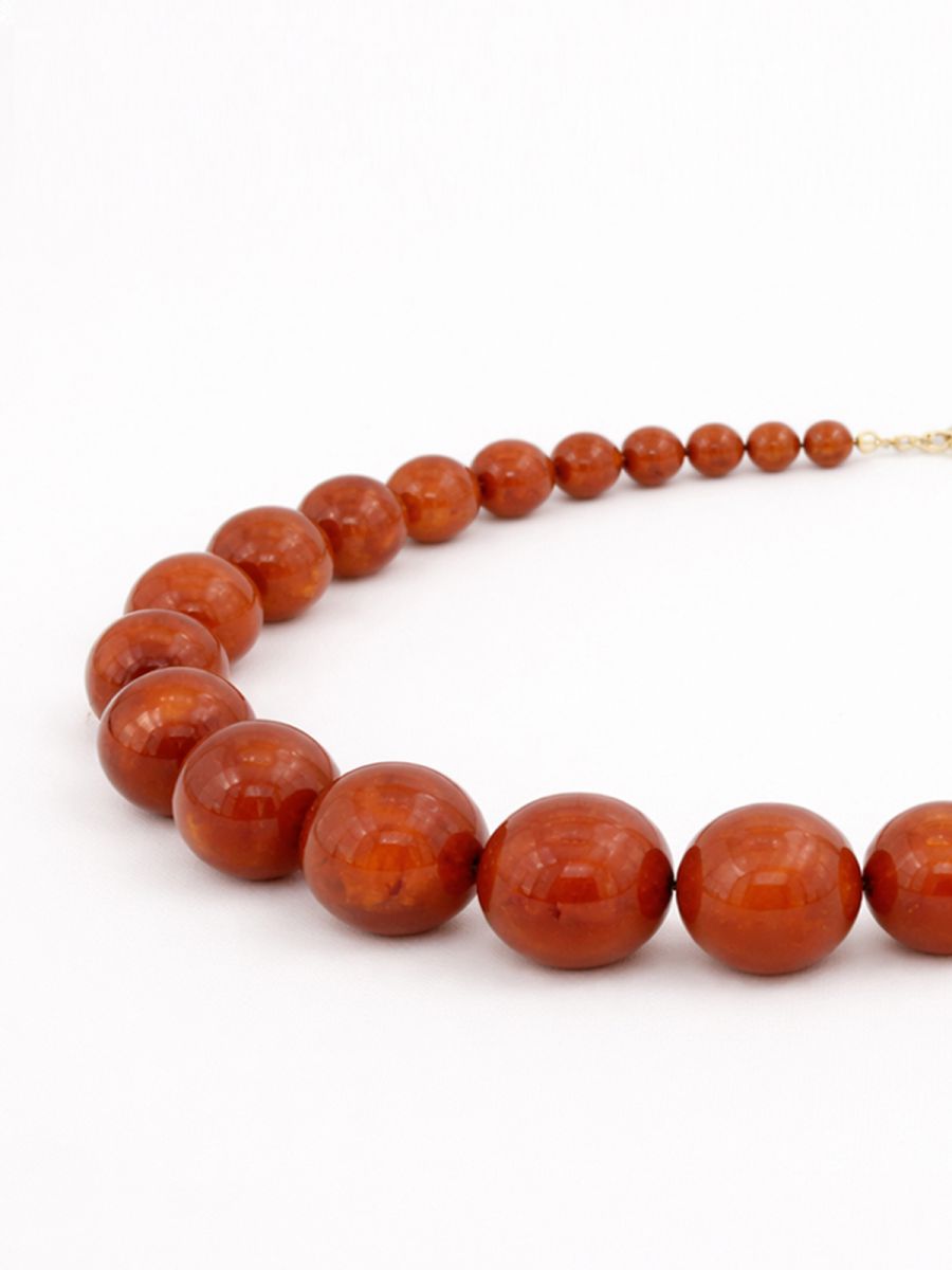 שרשרת קולר עיגולי חרוזים