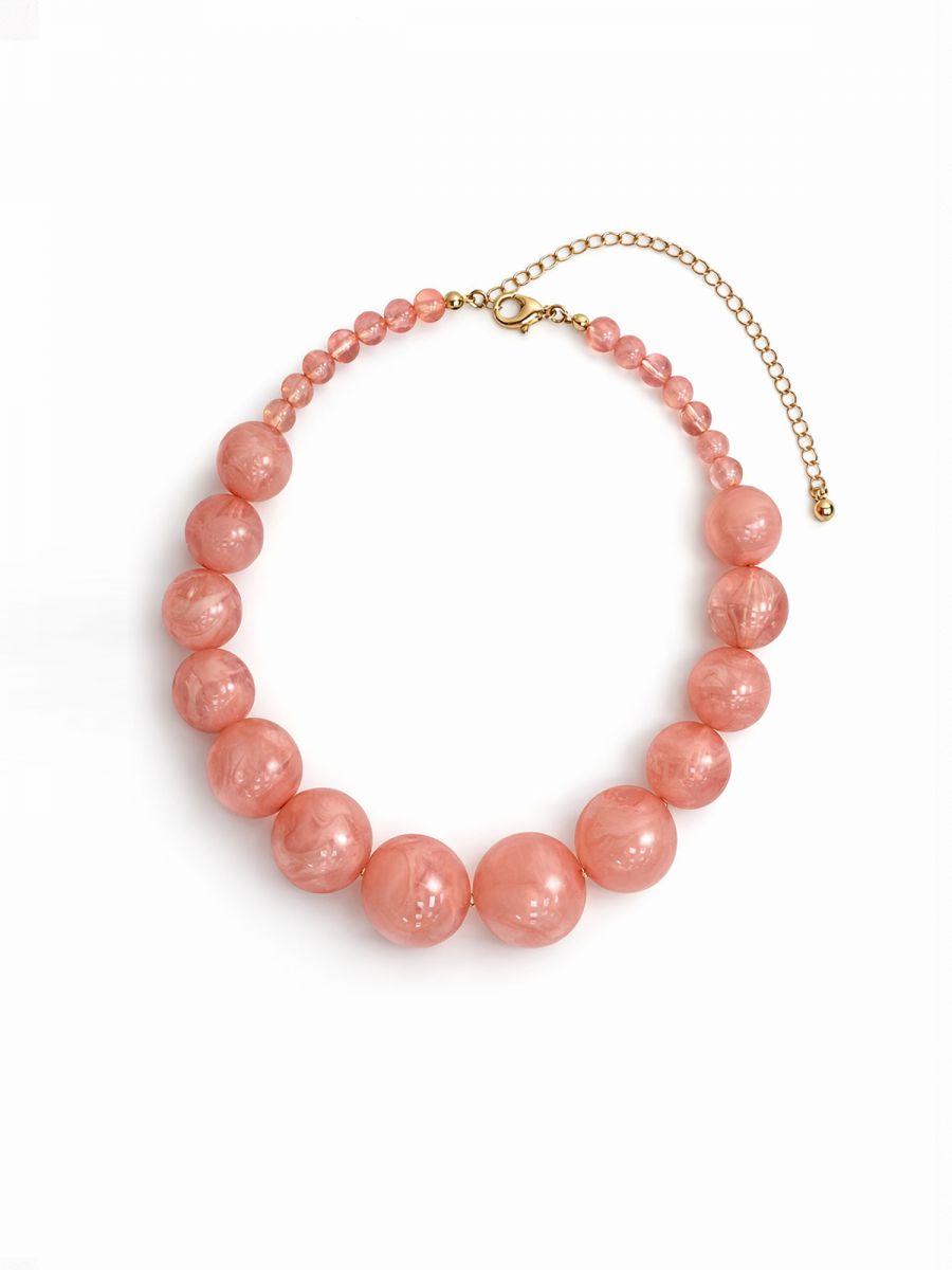 שרשרת קולר עיגולי חרוזים