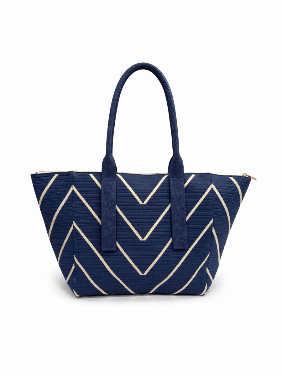 תיק ים סרוג אופנתי