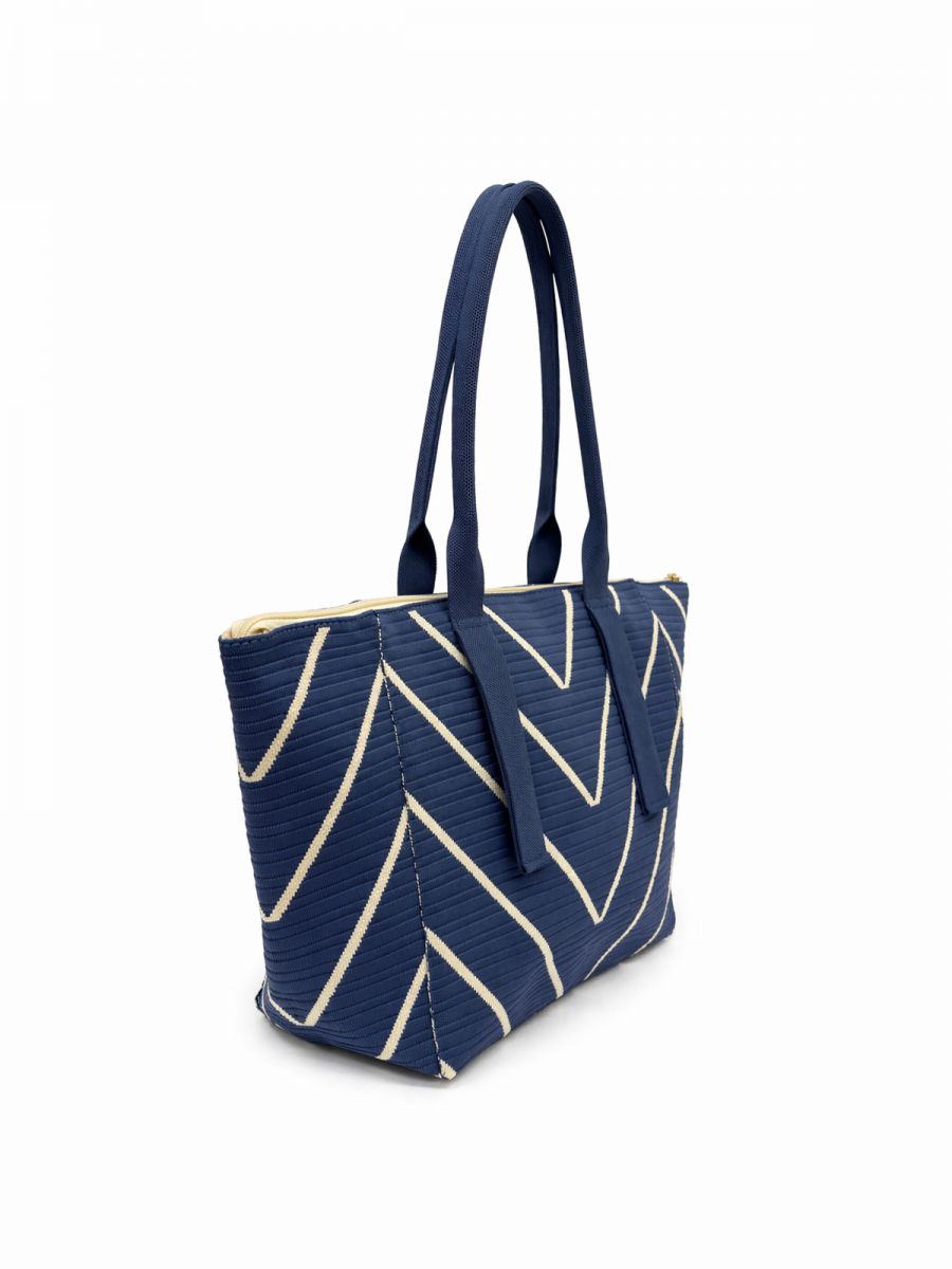 תיק ים סרוג אופנתי