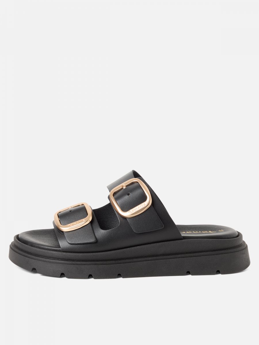 כפכפי נוחות מעור בעיצוב נקי ואופנתי. תמריס TAMARIS.