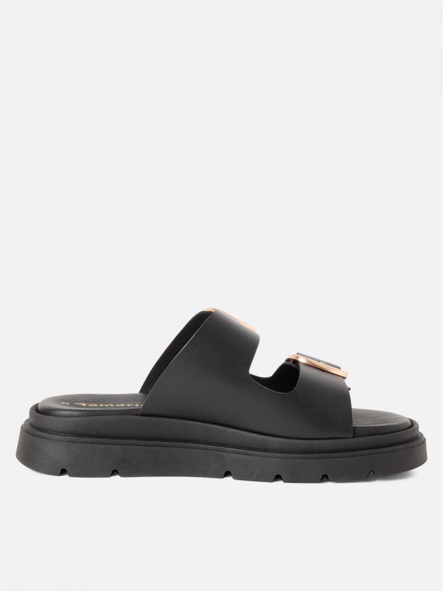 כפכפי נוחות מעור בעיצוב נקי ואופנתי. תמריס TAMARIS.