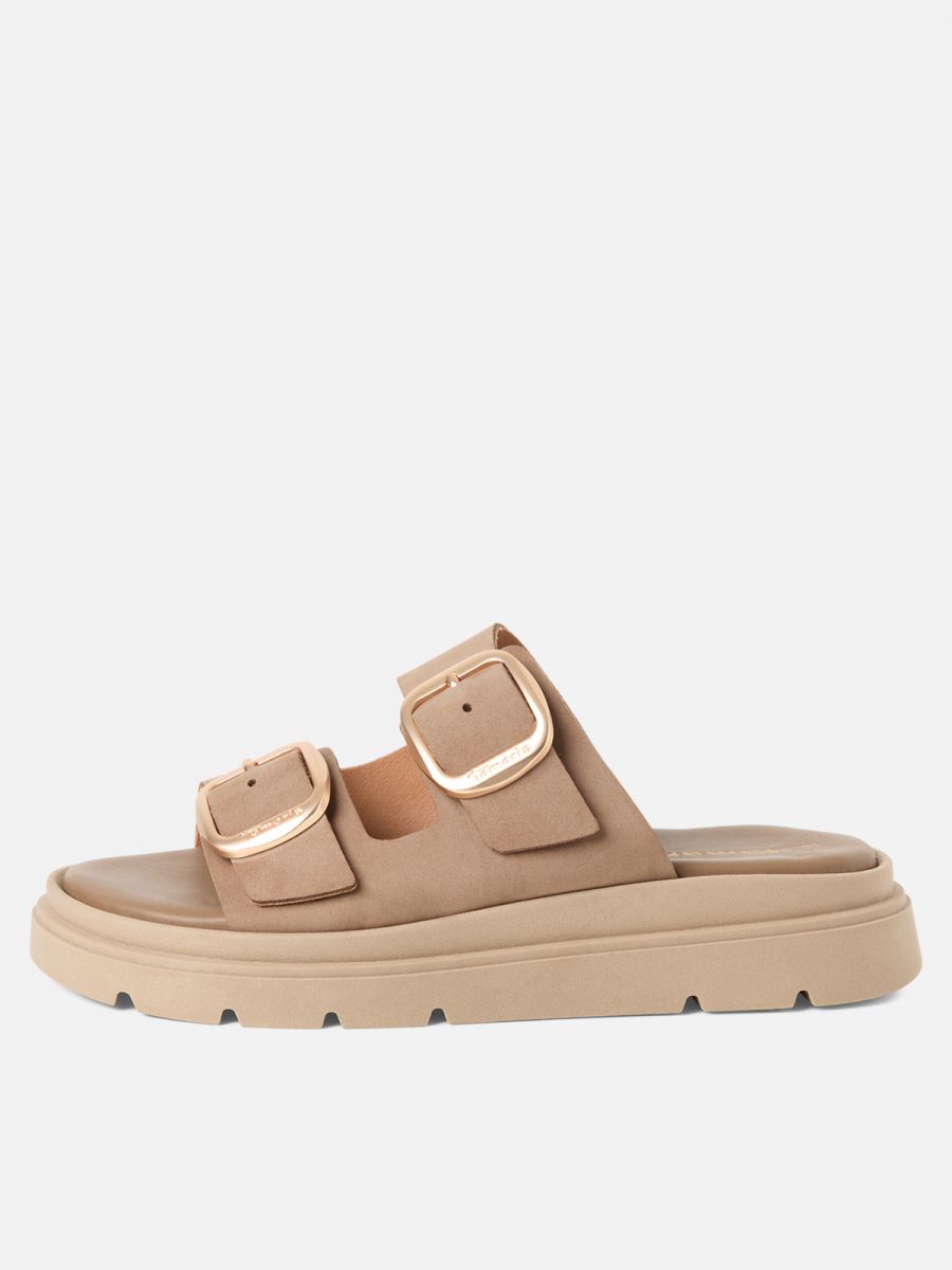 כפכפי נוחות מעור בעיצוב נקי ואופנתי. תמריס TAMARIS.