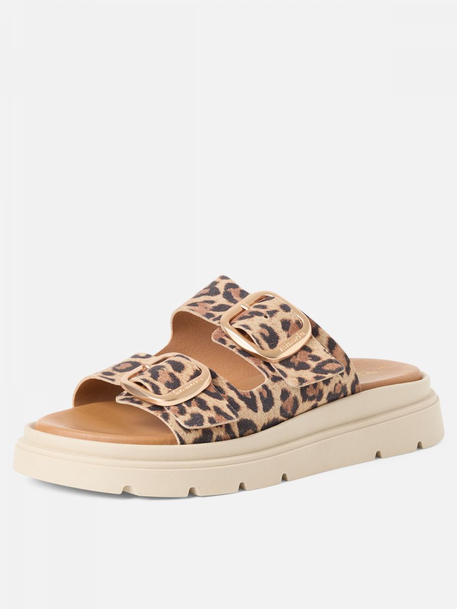 כפכפי נוחות מעור בעיצוב נקי ואופנתי. תמריס TAMARIS.