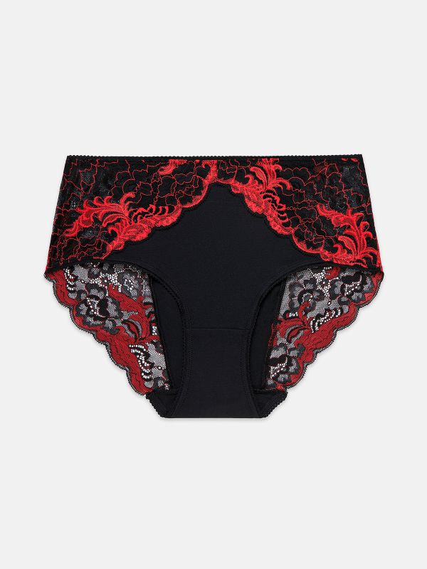 תחתוני כותנה תחרה עשירה