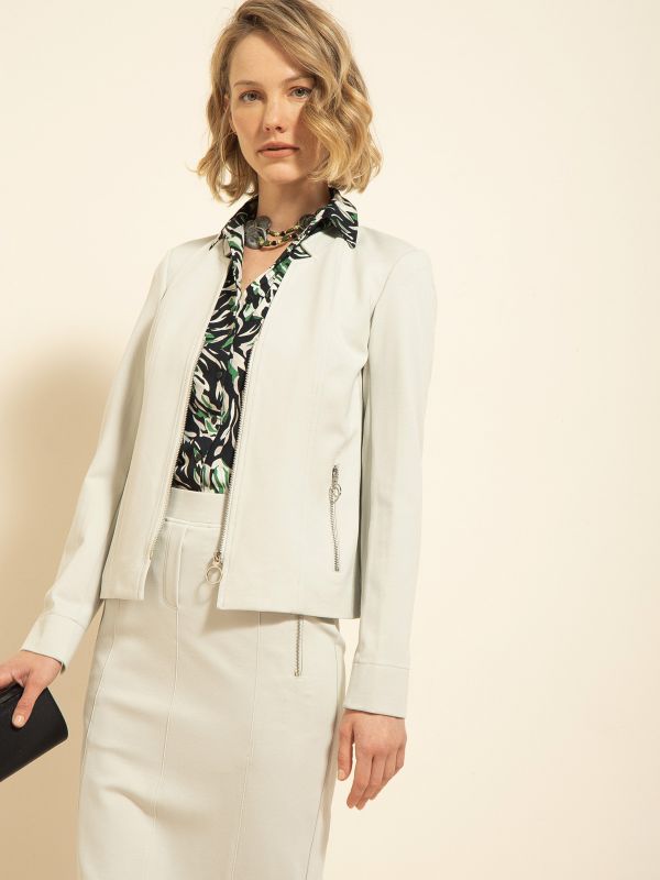 ז’קט קצר רוכסן CO