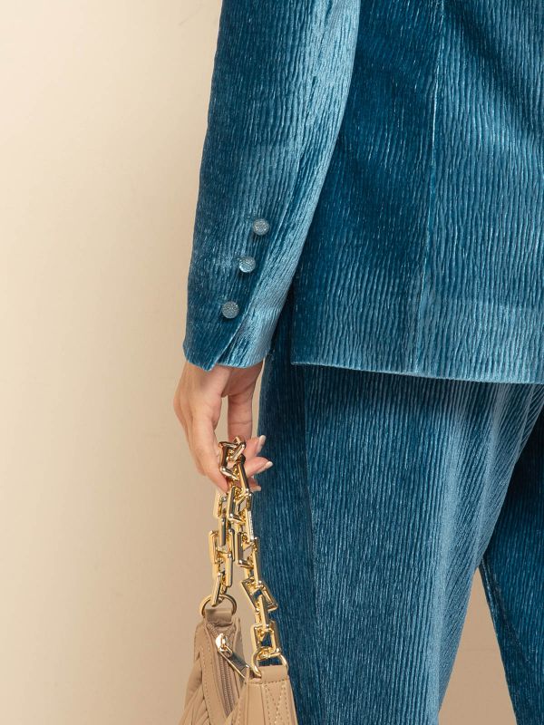 ז’קט קטיפה פליסה