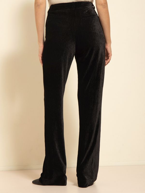 מכנסי  קטיפה פליסה