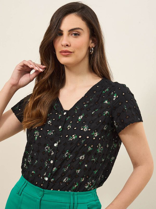 חולצה וואל רקומה  CO