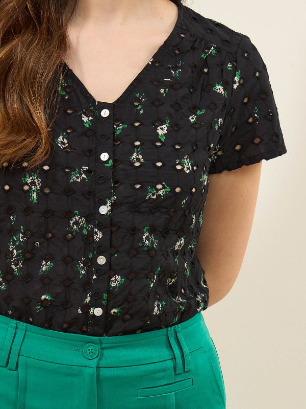 חולצה וואל רקומה  CO