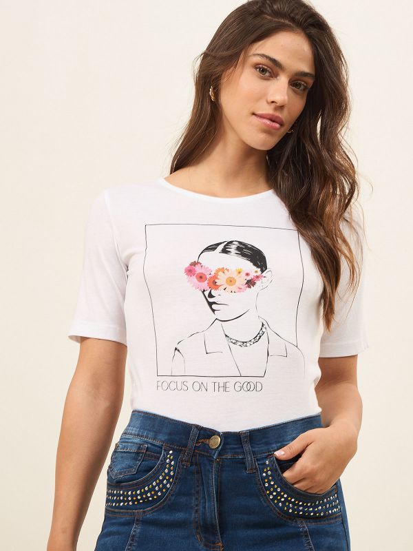 פרומו T דפוס פנים