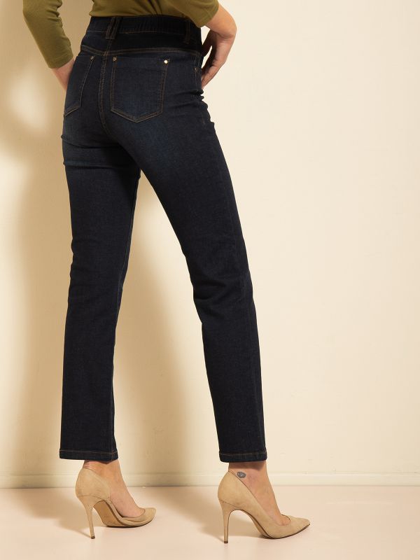 מכנס ג’ינס עם גומי פרומוL