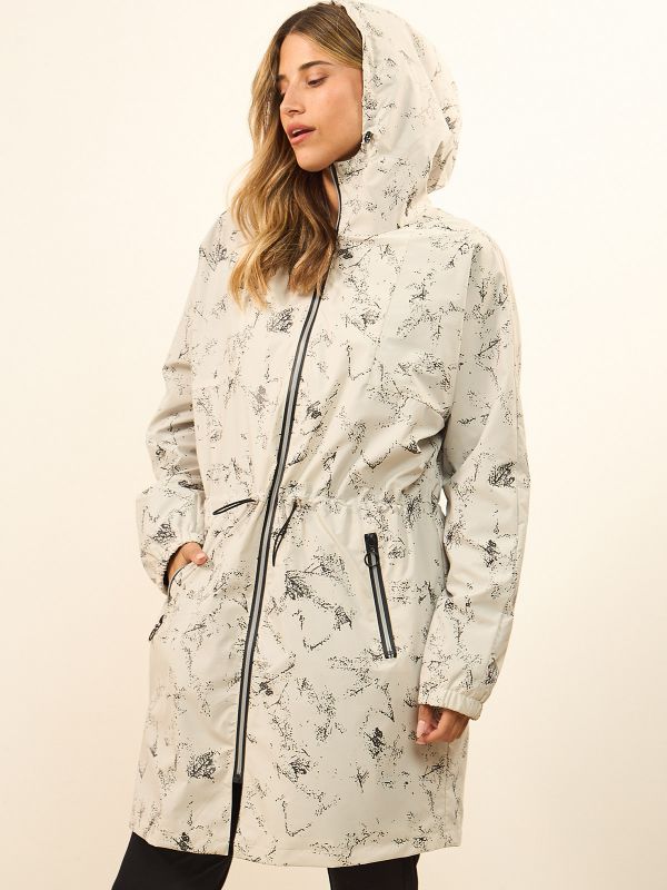 מעיל גשם מודפס