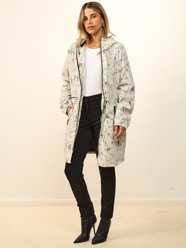 מעיל גשם מודפס