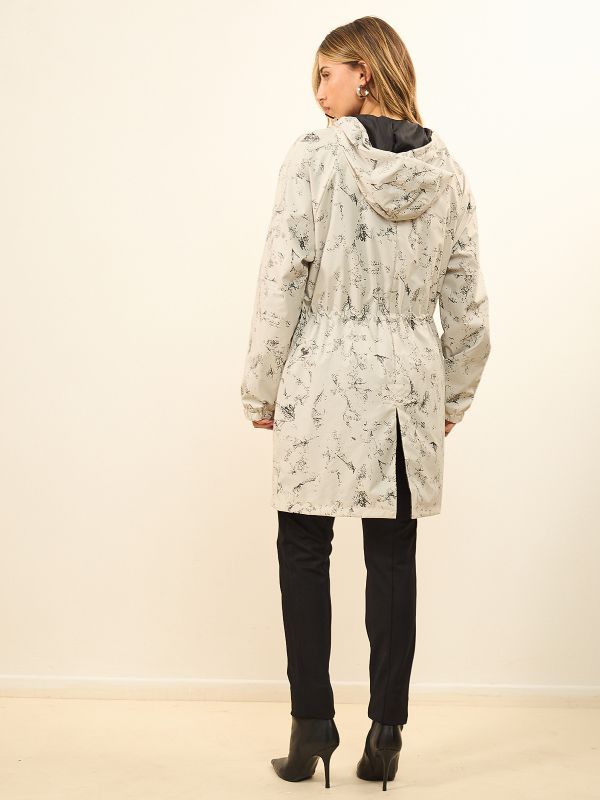 מעיל גשם מודפס