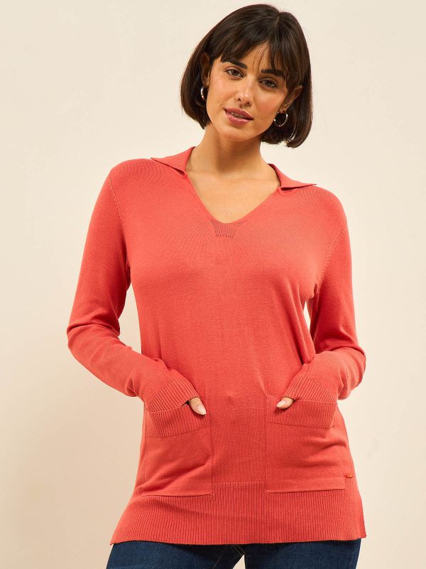 סריג טוניקה בייסיק  עם צורו