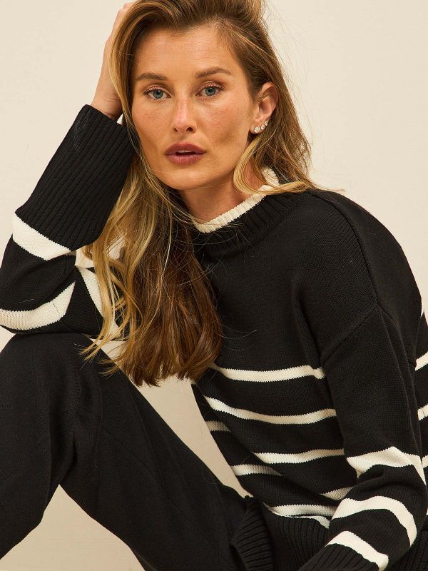 סריגי גולף פסים