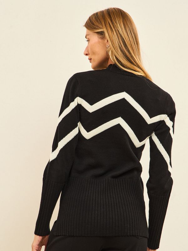 סריג בדוגמא זיג זג