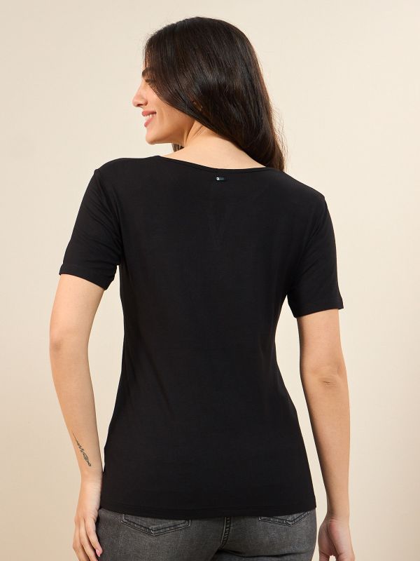 חולצת כיתוב אישה-בייסיק