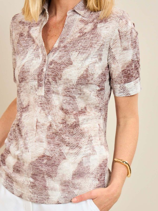 טי-שירט צרובה V