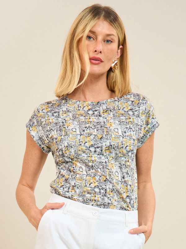 טי-שירט צרובה סירה