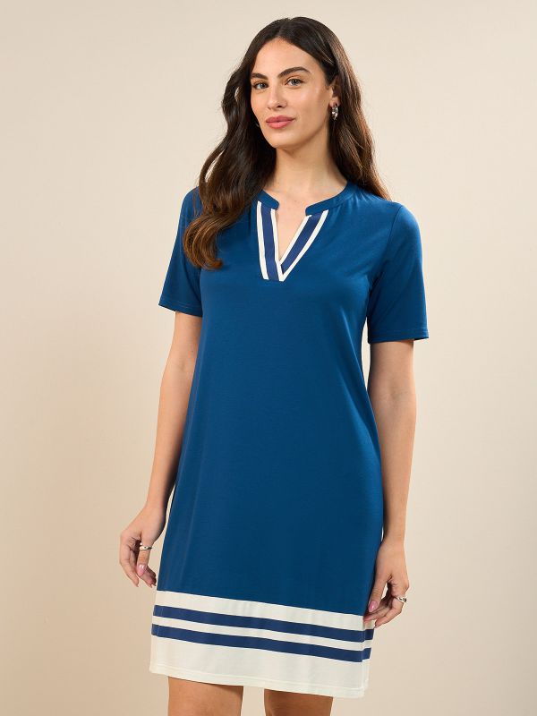 שמלת ג’רסי פסים