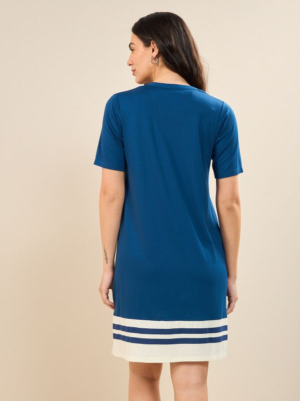 שמלת ג’רסי פסים