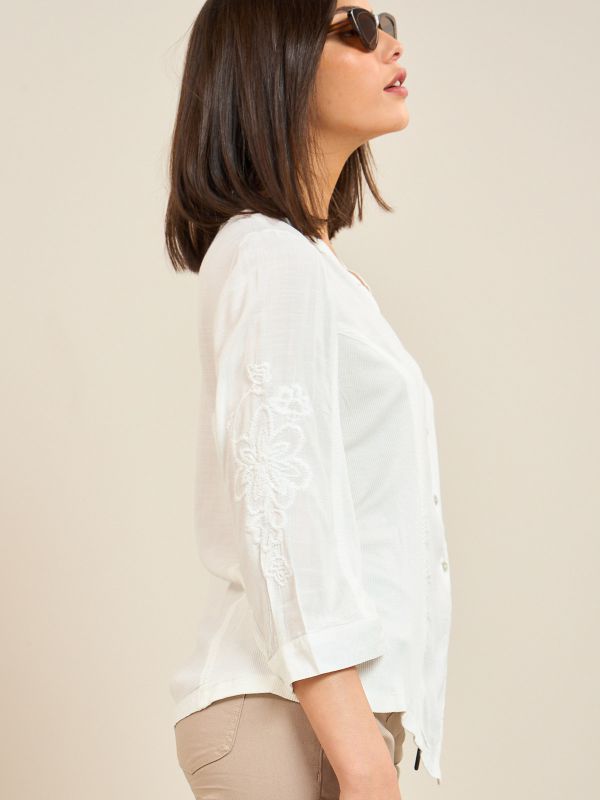 טוניקה פתוחה רקומה