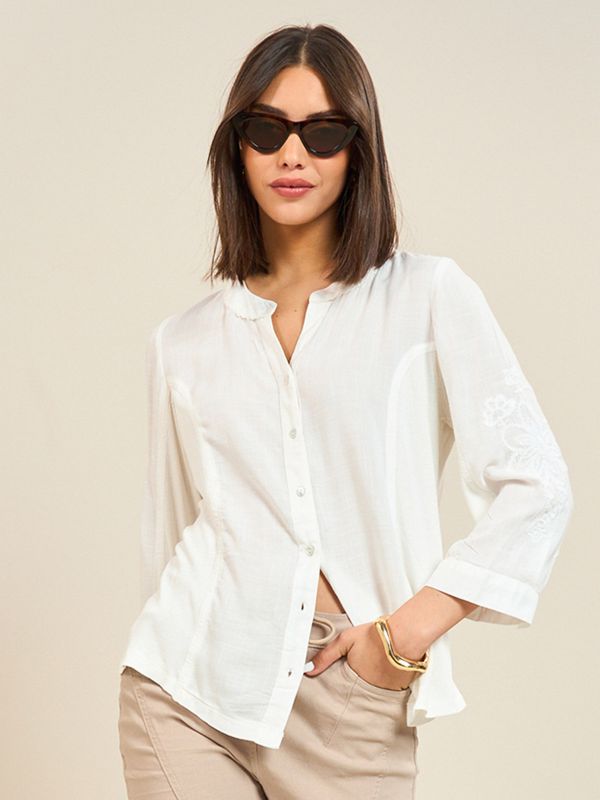 טוניקה פתוחה רקומה