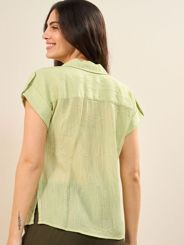 חולצת קימונו קימוט