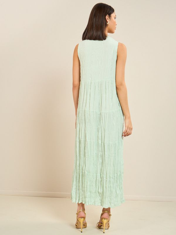 שמלת מקסי סאטן