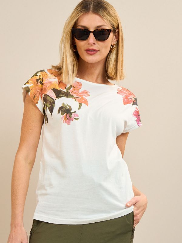 חולצת פרחים קלה