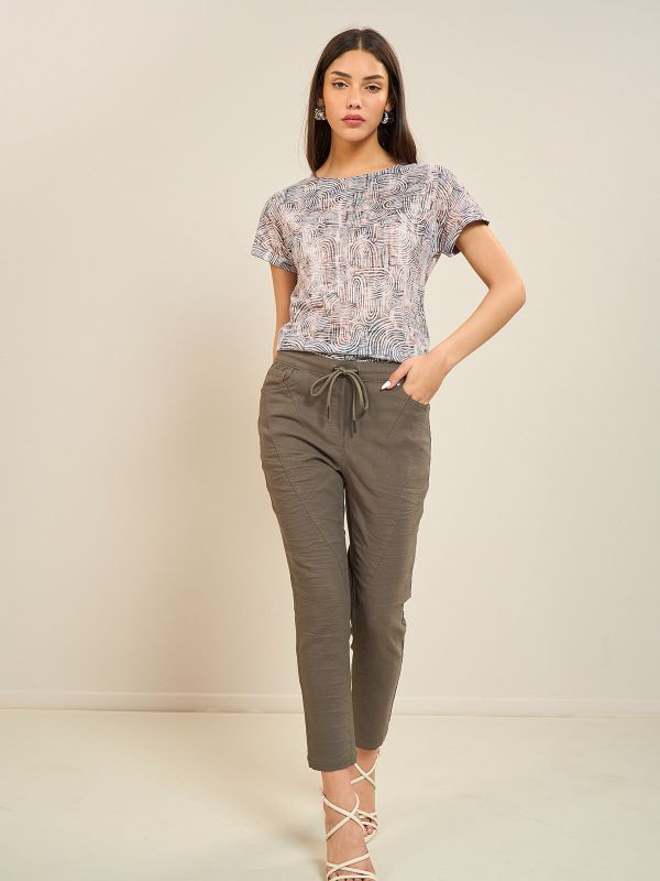 מכנסי דריל מטוסים  7/8