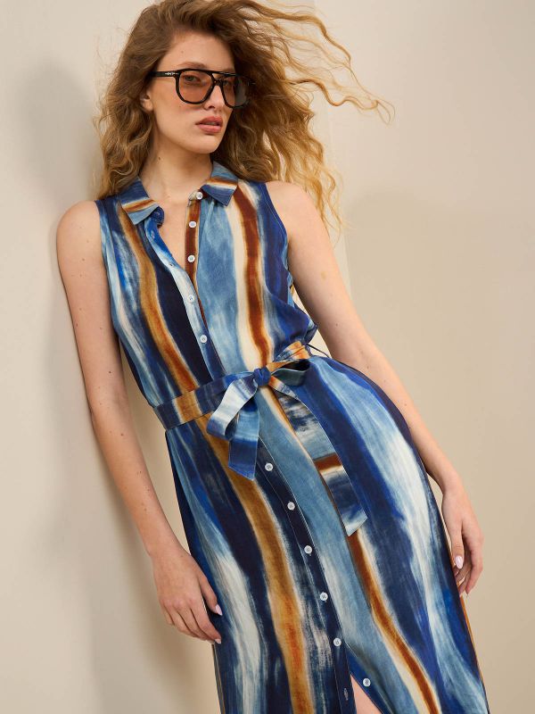 שמלת כפתורים ART TOUCH