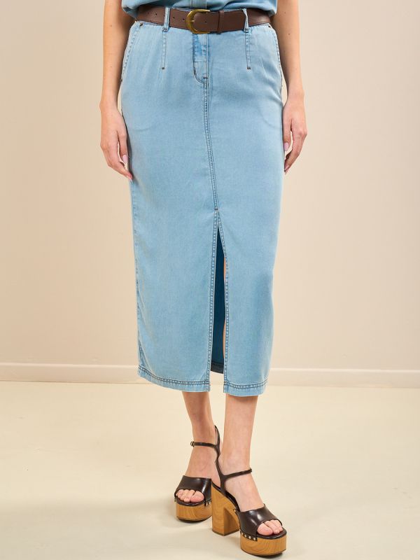 חצאית ג’ינס עפרון