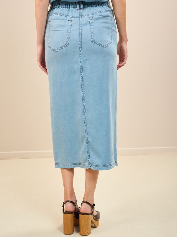 חצאית ג’ינס עפרון