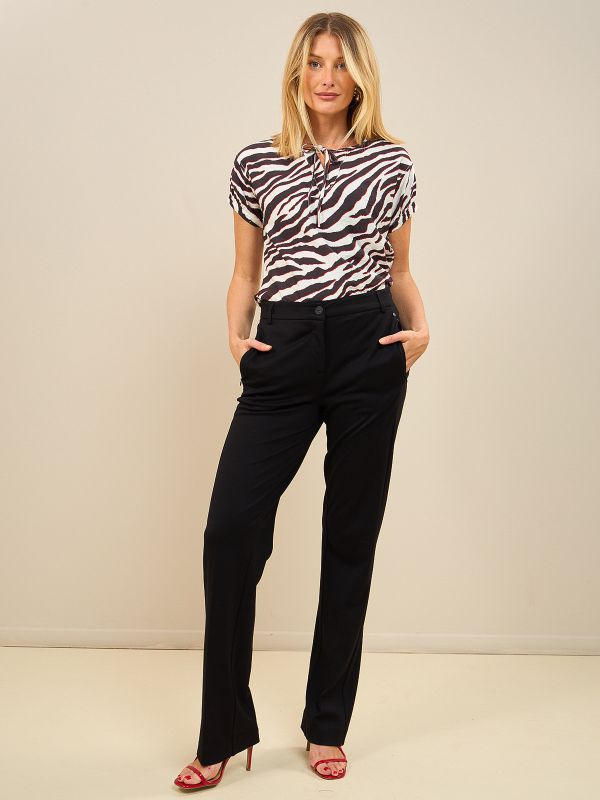 מכנסי ג’רסי ישר +גומי