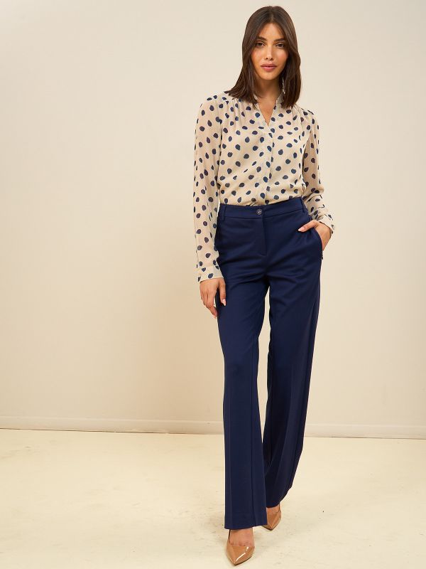 מכנסי ג’רסי ישר +גומי