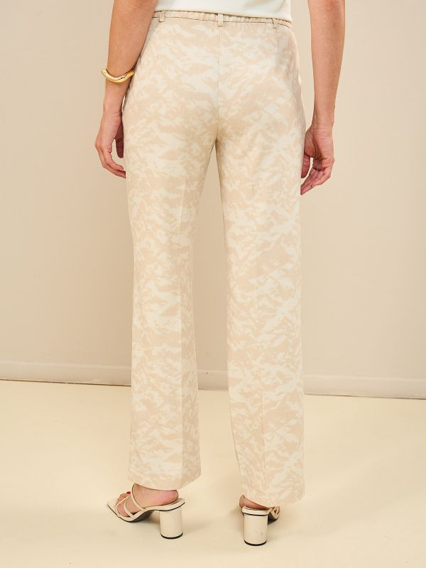 מכנס ישר מודפס