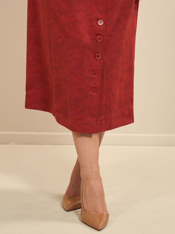 שמלה ישרה ארוכה