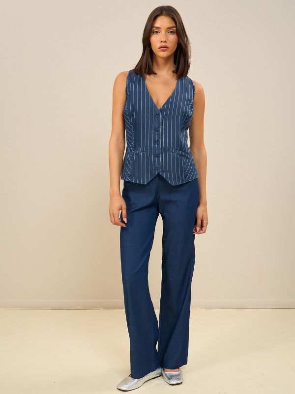 מכנסי טנסל עם גומי