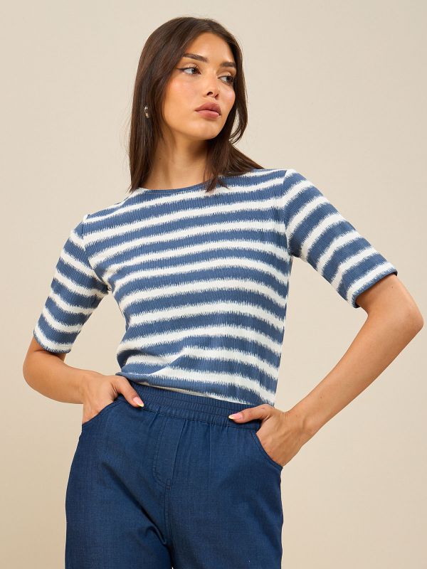 טי שרט- דפוס פסים