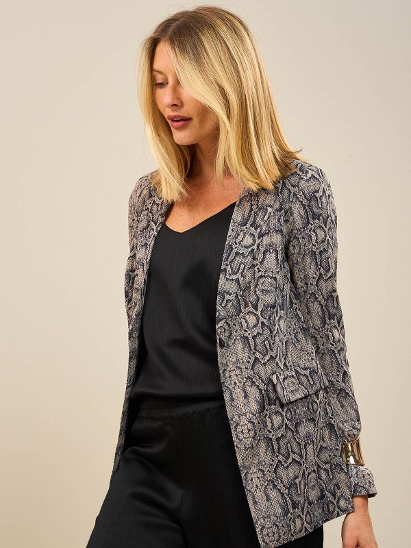 ז’קט שיפון דפוס