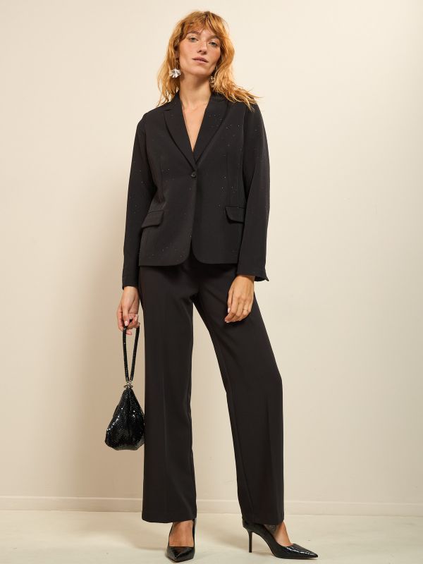 ז’קט מחוייט עם פייטים