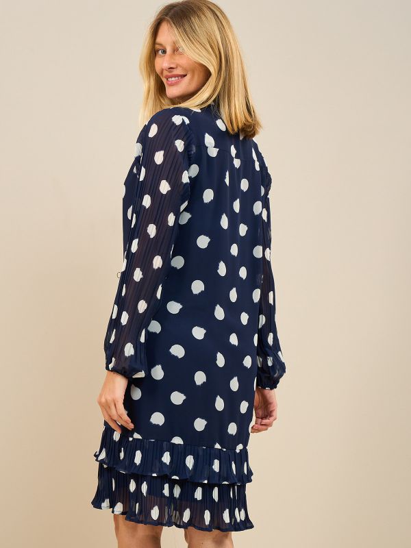 שמלת שיפון מודפסת