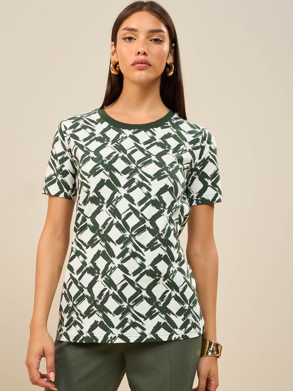 חולצת טי מודפסת