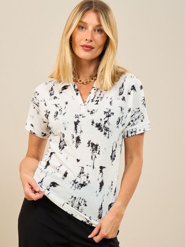 T.Sצוורון עם דפוס