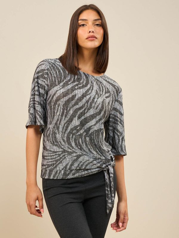 TS עם קשירה מודפסת